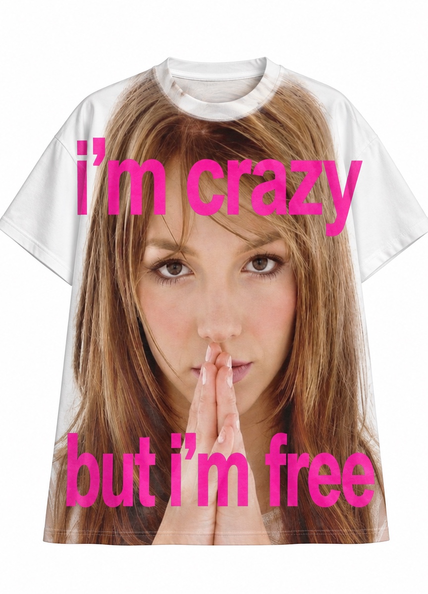 i'm crazy but i'm free 티셔츠