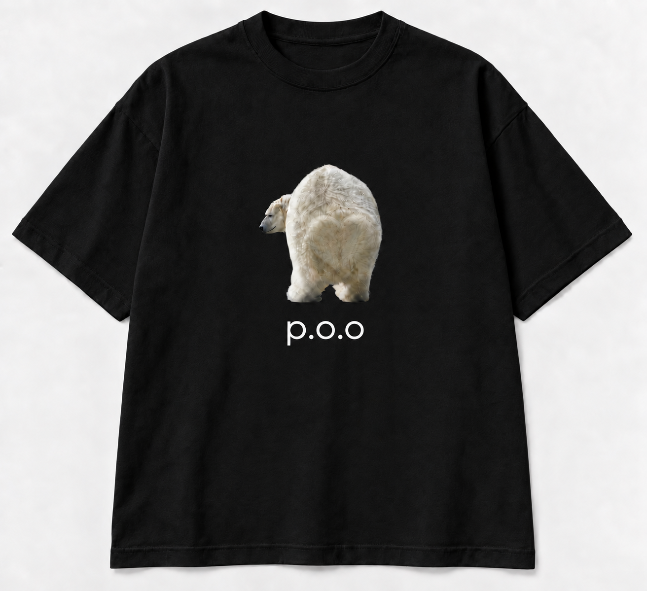 p.o.o 북극곰 티셔츠 두 번째 이미지